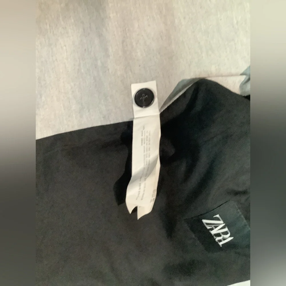 Zara Grey Blazer with Button Detail
